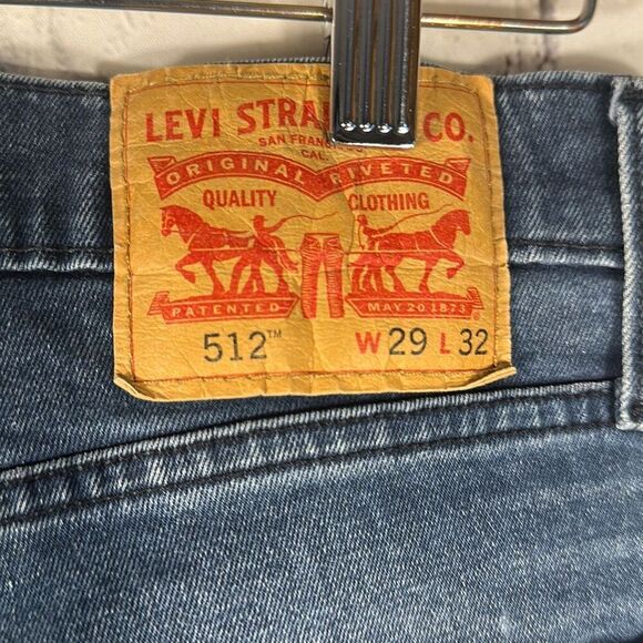 Levi’s 512 Mens Slim Taper Jeans Denim size W29 x L32 - Picture 3 of 12